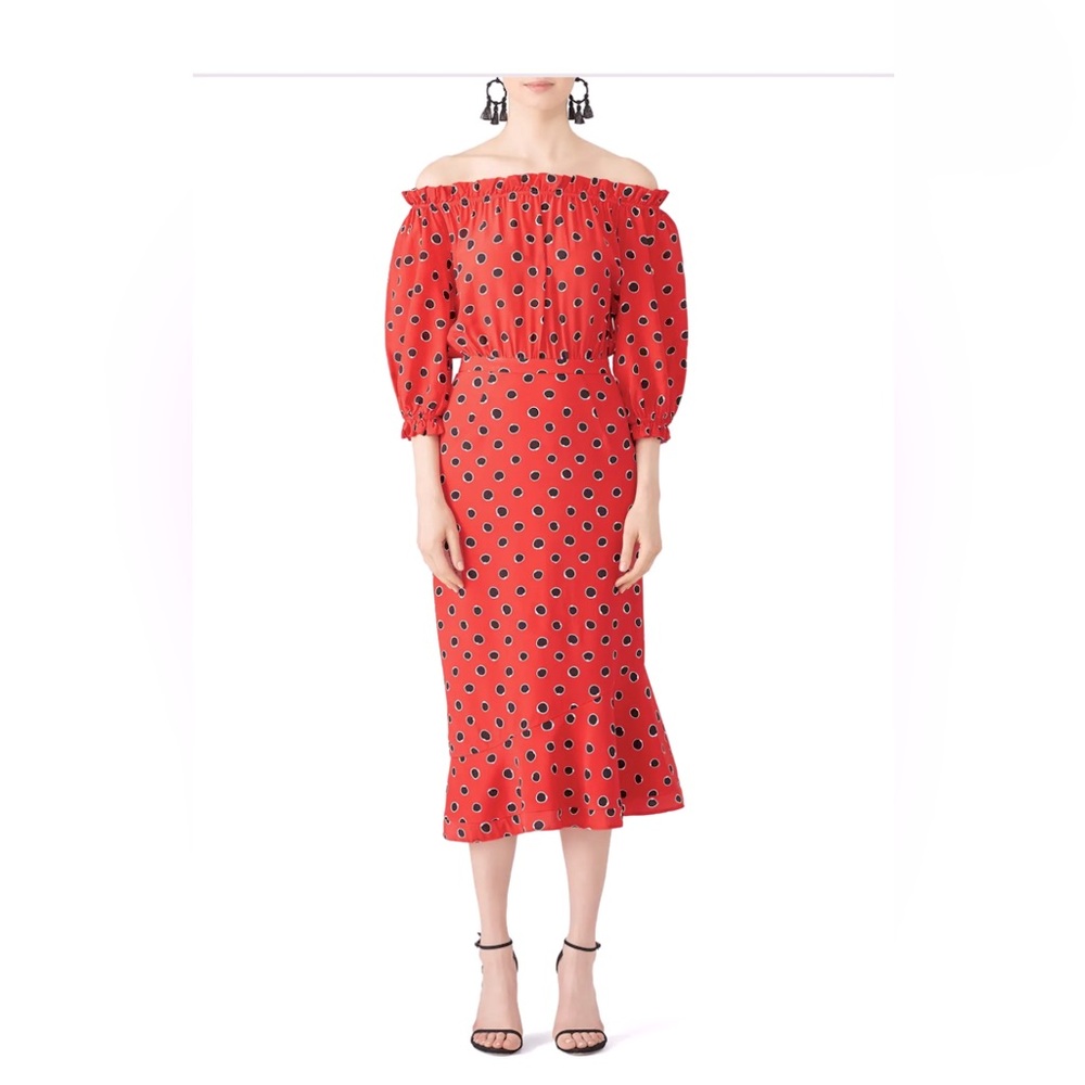 NWT Saloni res polka dot dress - size 0